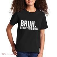 Bruh Meme Read Your Bible Christian Jesus Motivation Kids T-Shirt thumb 2
