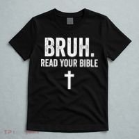 Bruh Meme Read Your Bible God Funny Modern Christian Church T-Shirt thumb 5