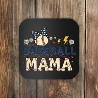 Baseball Mama Retro Coaster thumb 0