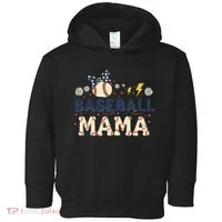 Baseball Mama Retro Toddler Hoodie thumb 0
