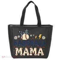 Baseball Mama Retro Tote Bag thumb 0