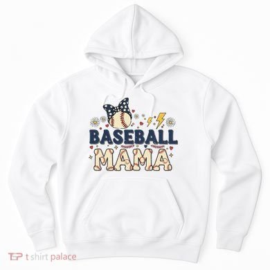 Baseball Mama Retro Hoodie