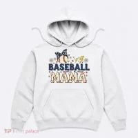 Baseball Mama Retro Hoodie thumb 0