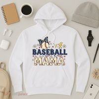 Baseball Mama Retro Hoodie thumb 3