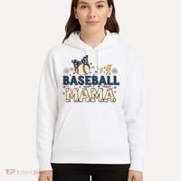 Baseball Mama Retro Hoodie thumb 5