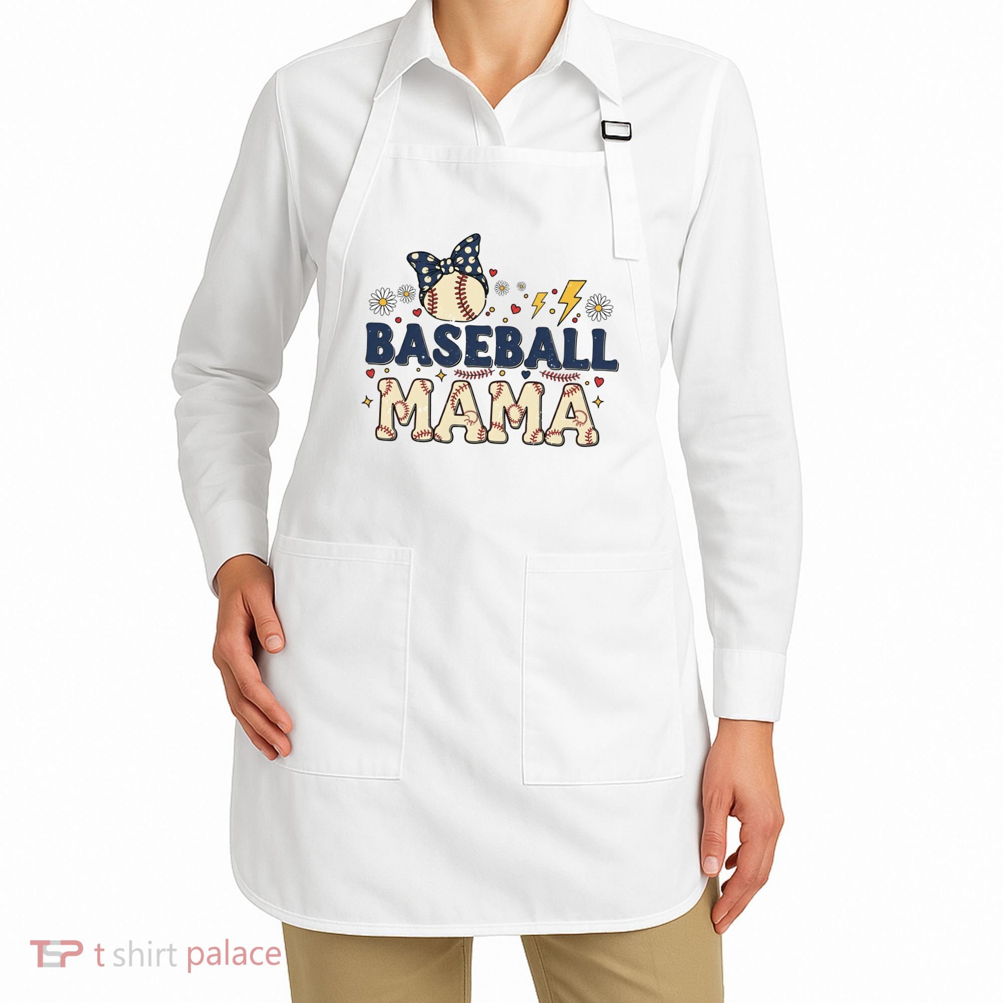 Baseball Mama Retro Apron