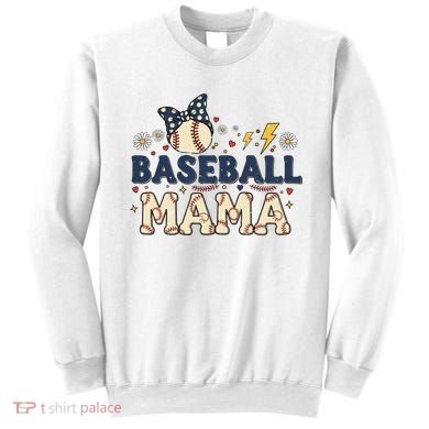 Baseball Mama Retro Sweatshirt