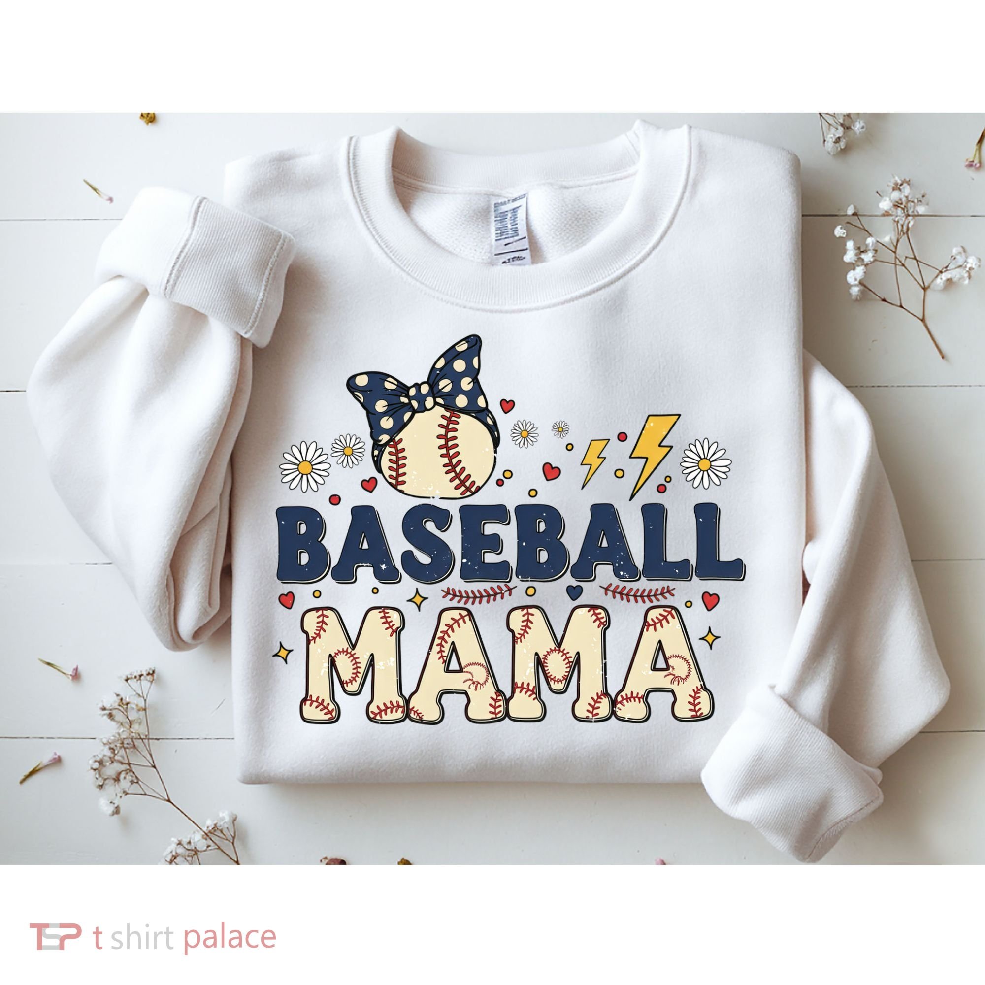 Baseball Mama Retro Sweatshirt