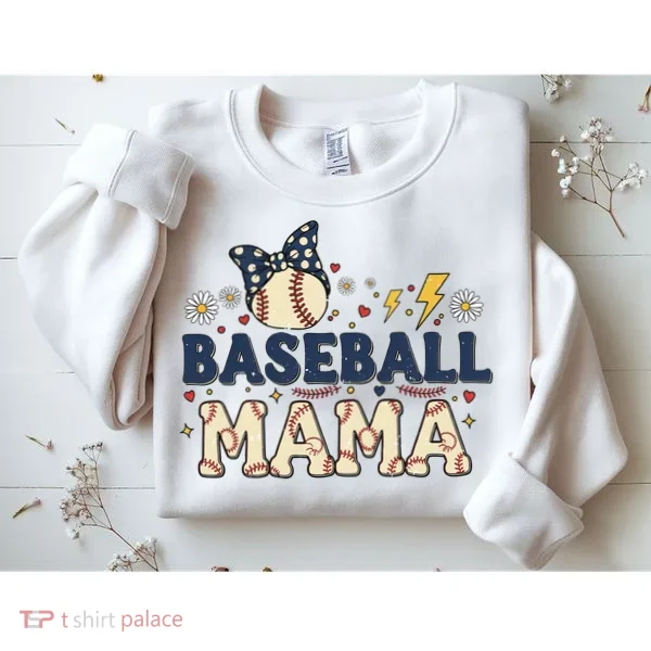 Baseball Mama Retro Sweatshirt