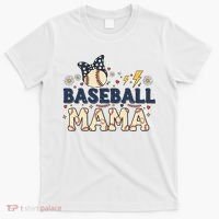 Baseball Mama Retro T-Shirt thumb 0