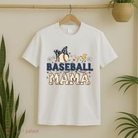 Baseball Mama Retro T-Shirt thumb 2