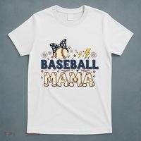 Baseball Mama Retro T-Shirt thumb 5