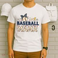 Baseball Mama Retro T-Shirt thumb 6