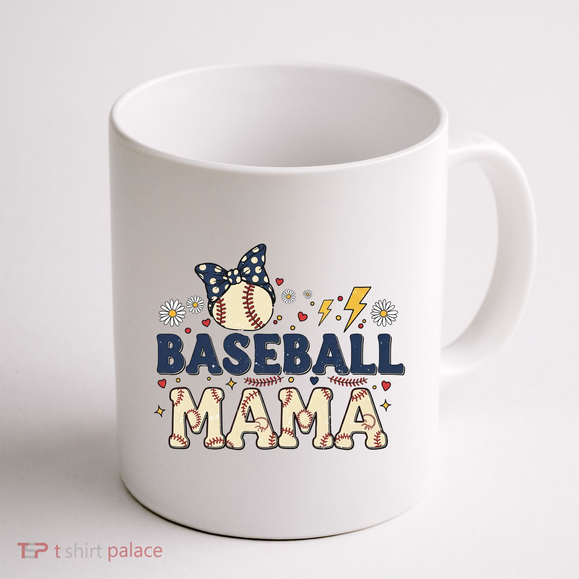 Baseball Mama Retro Coffee Mug