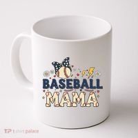 Baseball Mama Retro Coffee Mug thumb 0