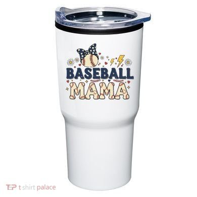 Baseball Mama Retro Tumbler