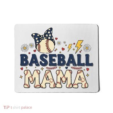Baseball Mama Retro Mousepad
