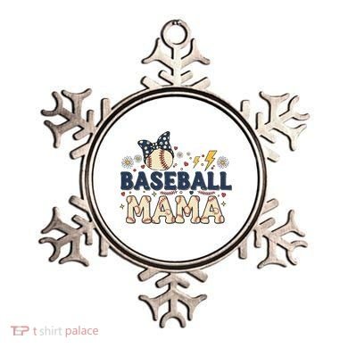 Baseball Mama Retro Ornament