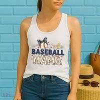 Baseball Mama Retro Women's Tank Top thumb 2