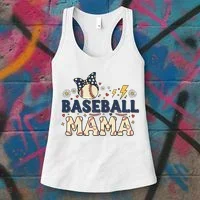 Baseball Mama Retro Women's Tank Top thumb 3