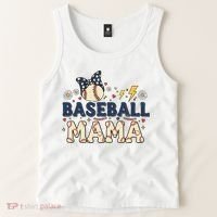 Baseball Mama Retro Tank Top thumb 2