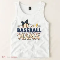 Baseball Mama Retro Tank Top thumb 2
