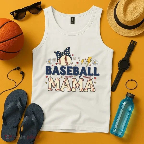 Baseball Mama Retro Tank Top