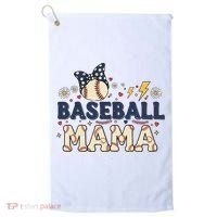 Baseball Mama Retro Golf Towel thumb 0