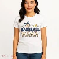 Baseball Mama Retro Women's T-Shirt thumb 4