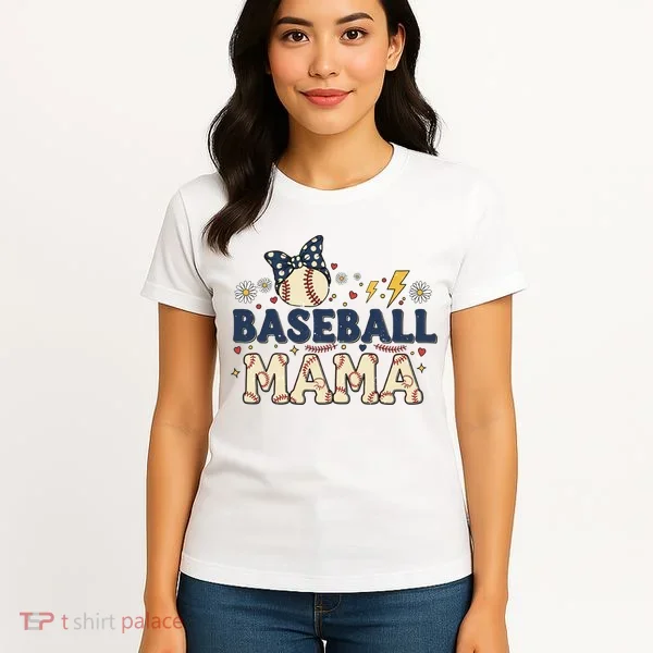 Baseball Mama Retro Women's T-Shirt