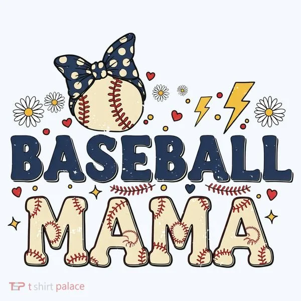 Baseball Mama Retro Women's T-Shirt