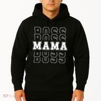 Boss Mama Retro Mom Gift Hoodie thumb 2