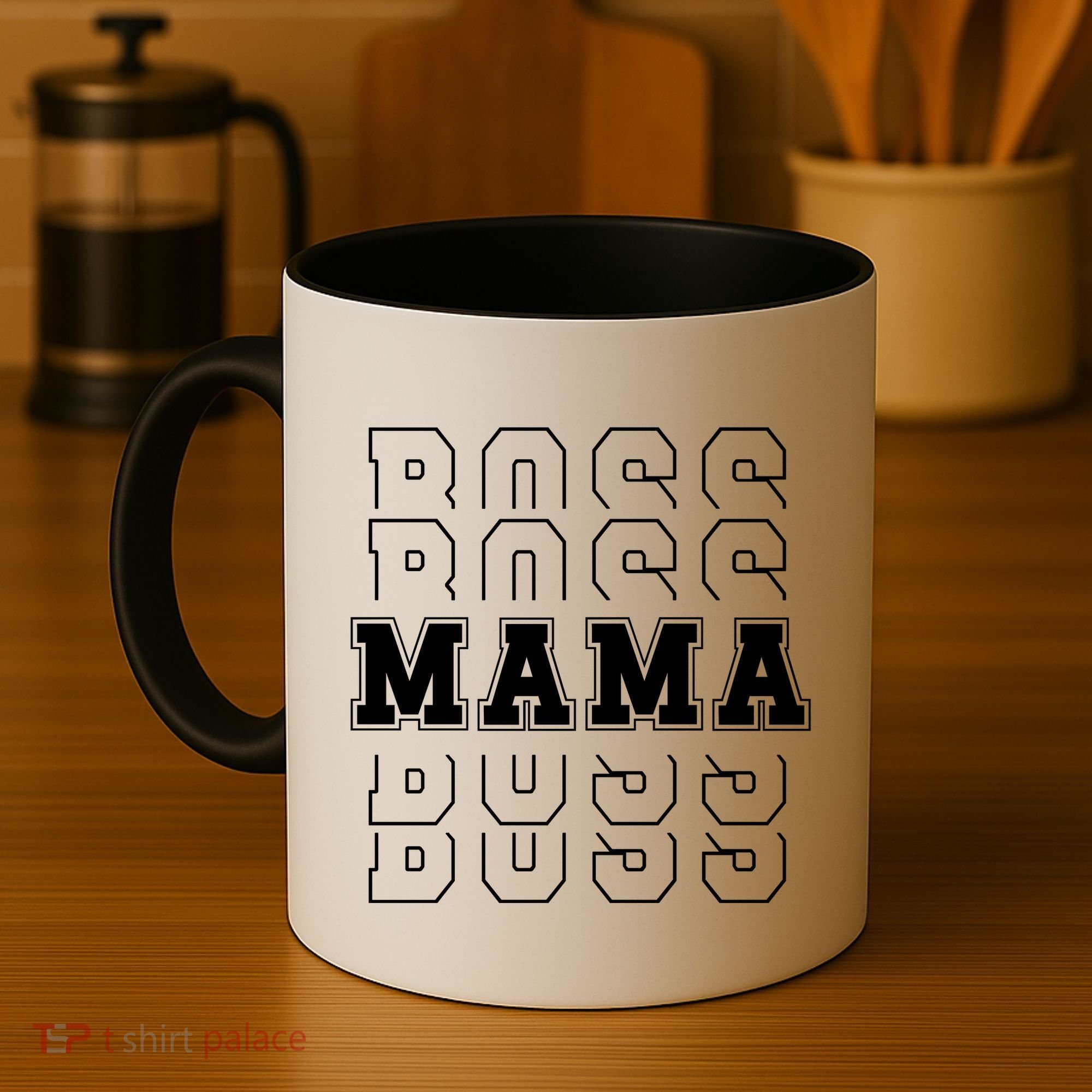 Boss Mama Retro Mom Gift Coffee Mug