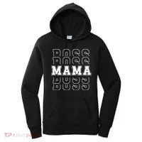Boss Mama Retro Mom Gift Women's Hoodie thumb 0