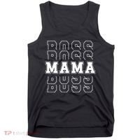 Boss Mama Retro Mom Gift Tank Top thumb 0