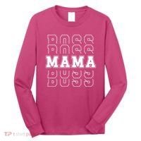 Boss Mama Retro Mom Gift Long Sleeve Shirt thumb 0