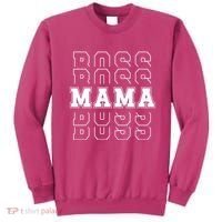 Boss Mama Retro Mom Gift Sweatshirt thumb 0
