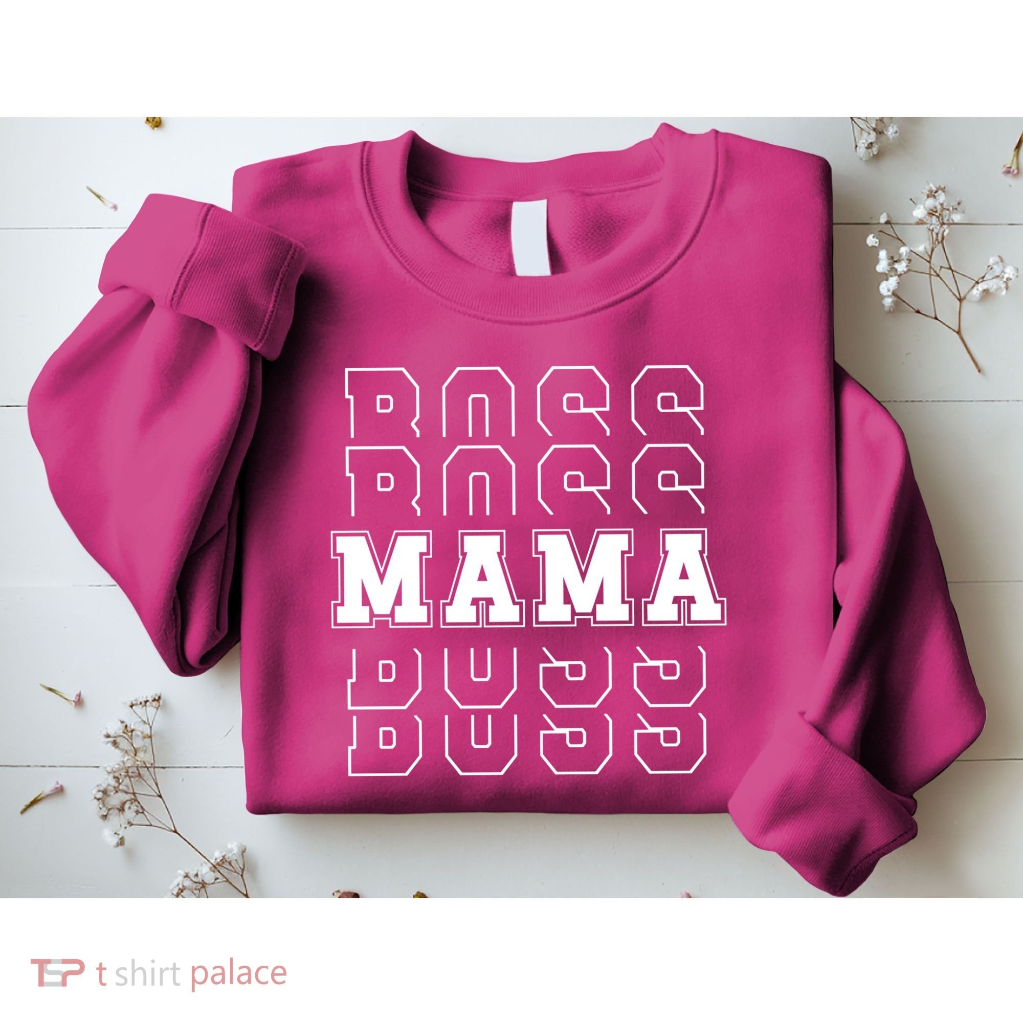 Boss Mama Retro Mom Gift Sweatshirt