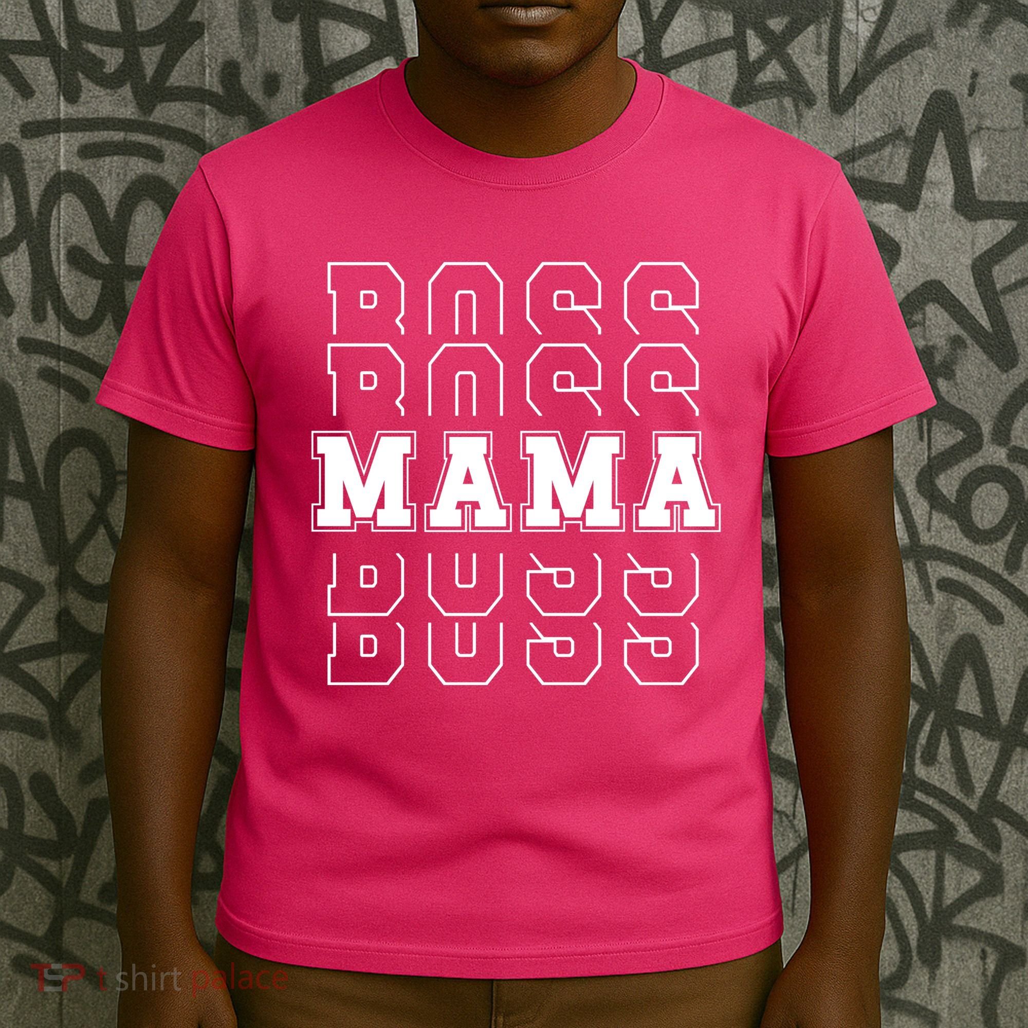 Boss Mama Retro Mom Gift T-Shirt