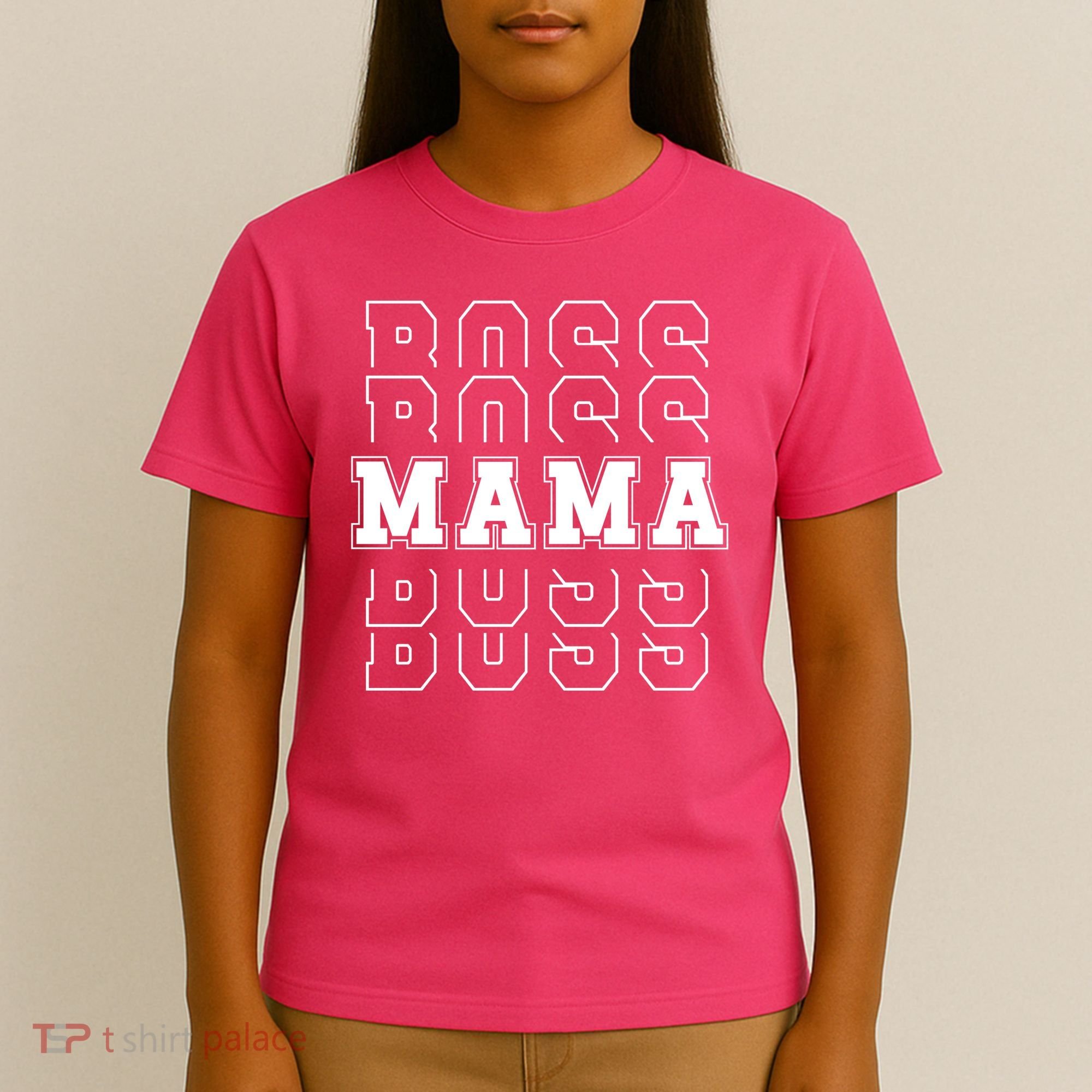 Boss Mama Retro Mom Gift T-Shirt