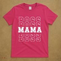Boss Mama Retro Mom Gift T-Shirt thumb 5