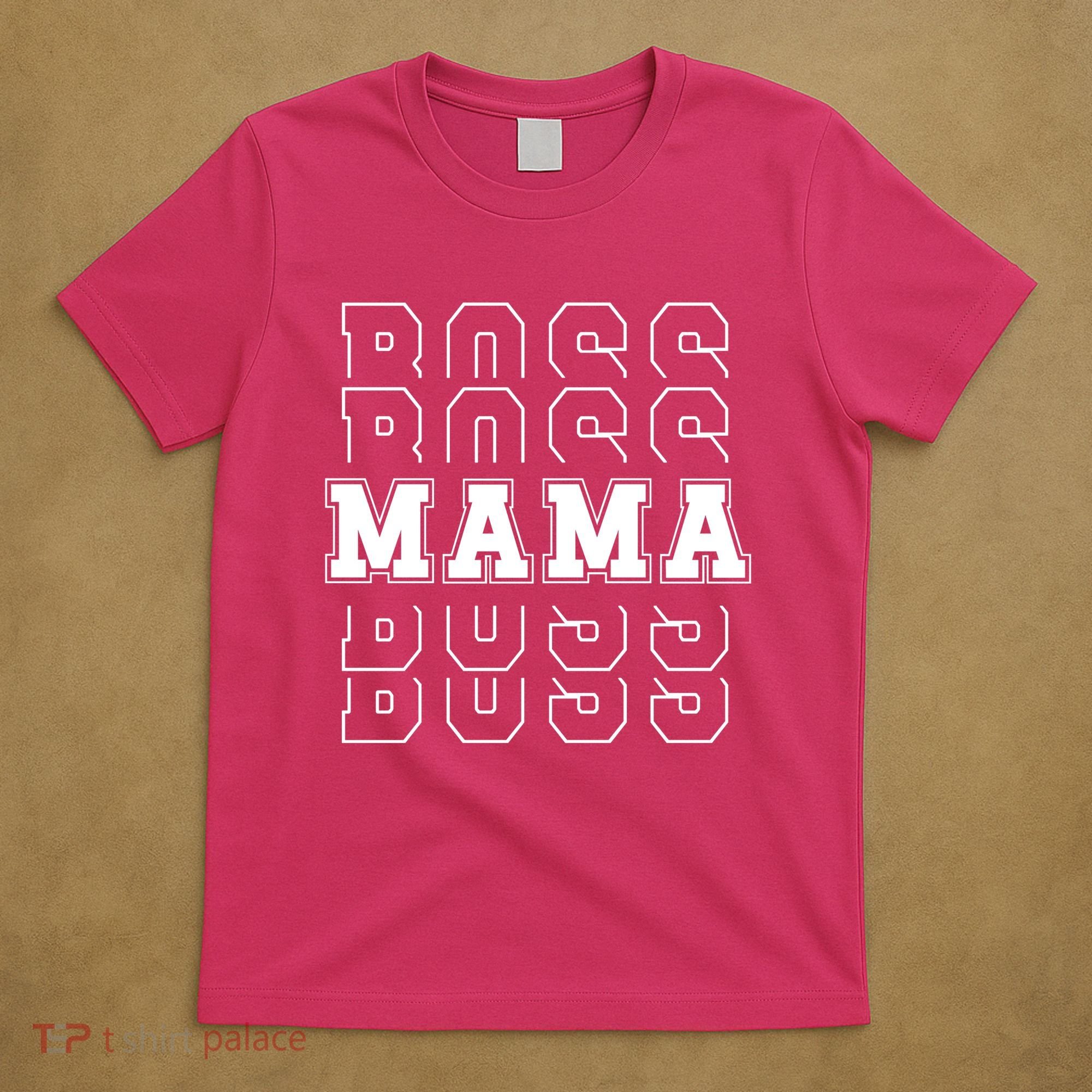 Boss Mama Retro Mom Gift T-Shirt