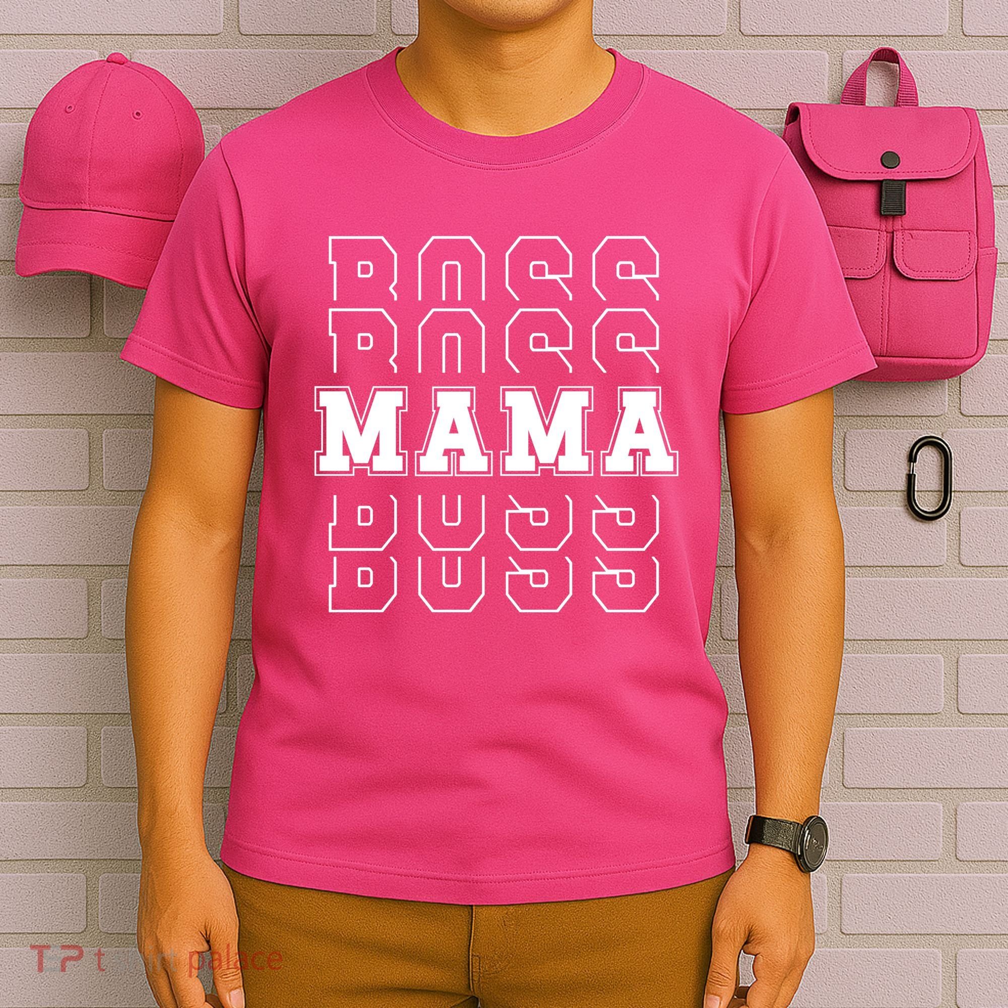 Boss Mama Retro Mom Gift T-Shirt