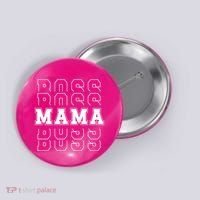 Boss Mama Retro Mom Gift Button thumb 0