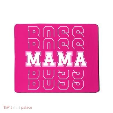 Boss Mama Retro Mom Gift Mousepad
