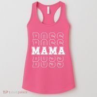 Boss Mama Retro Mom Gift Women's Tank Top thumb 0