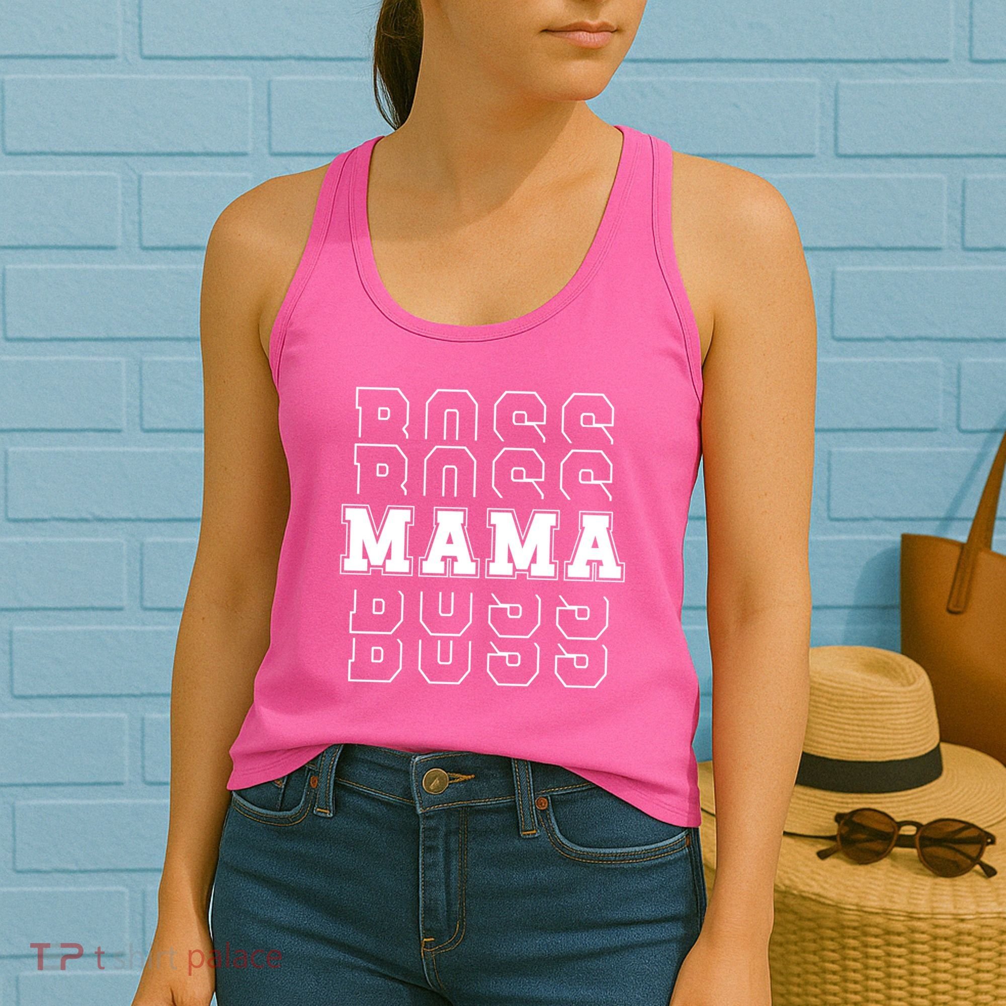 Boss Mama Retro Mom Gift Women's Tank Top