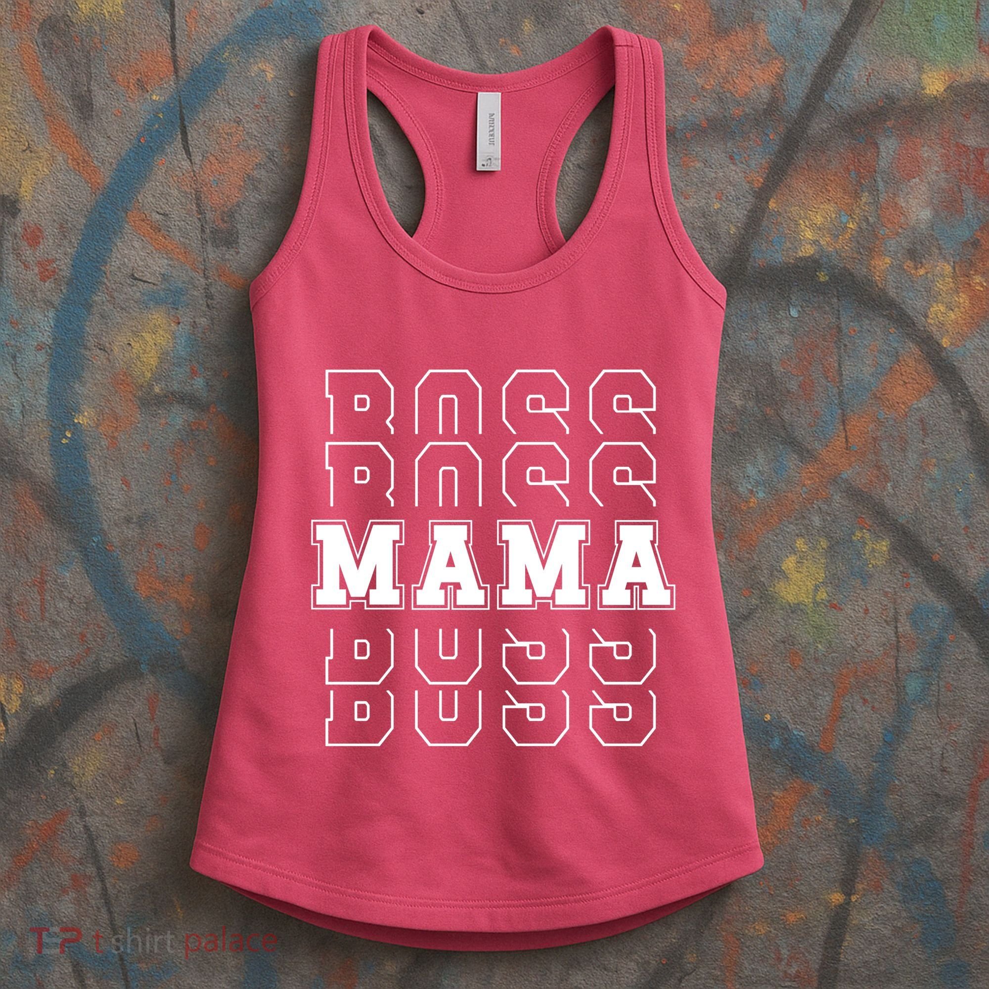 Boss Mama Retro Mom Gift Women's Tank Top