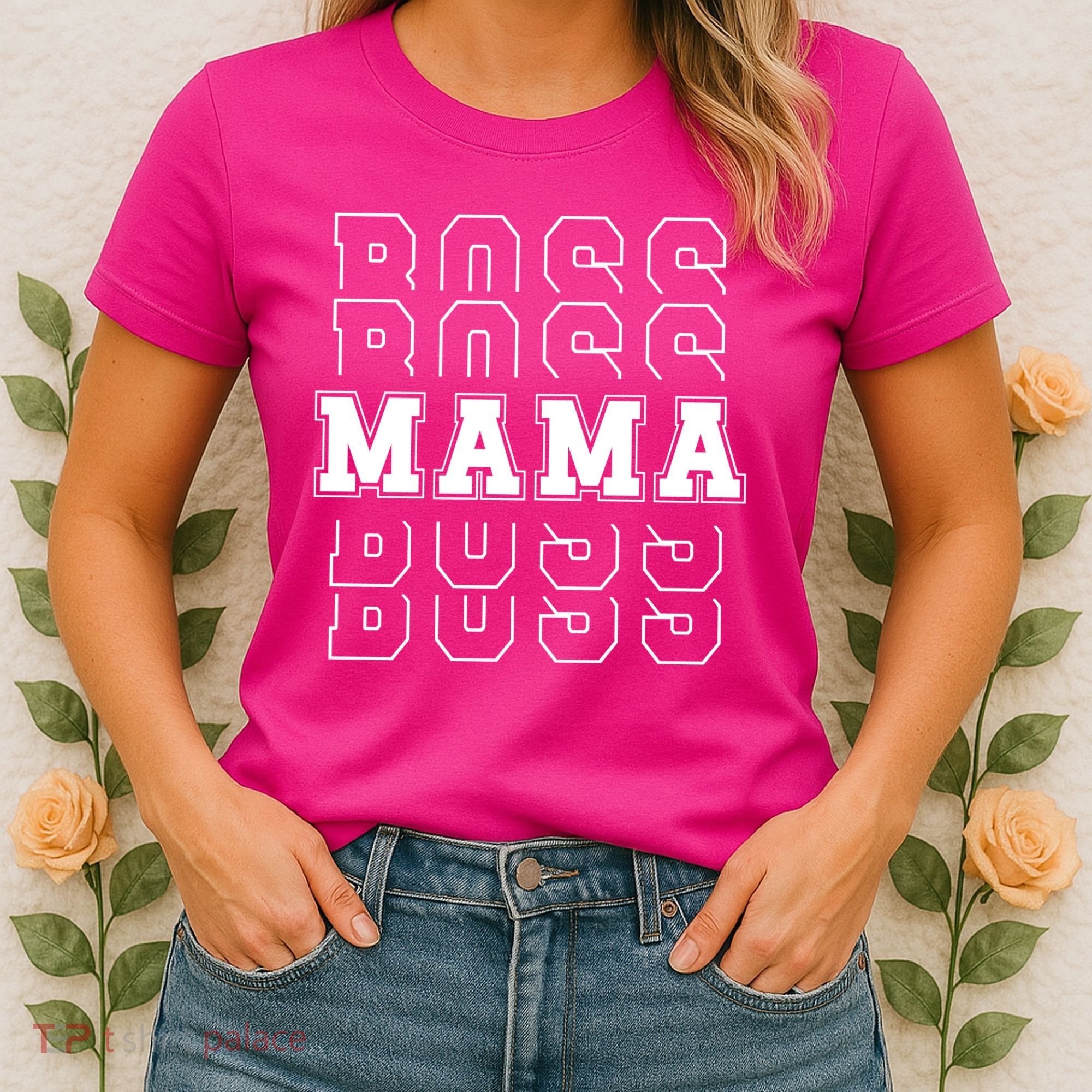 Boss Mama Retro Mom Gift Women's T-Shirt