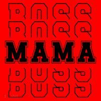 Boss Mama Retro Mom Gift Santa Hat thumb 1
